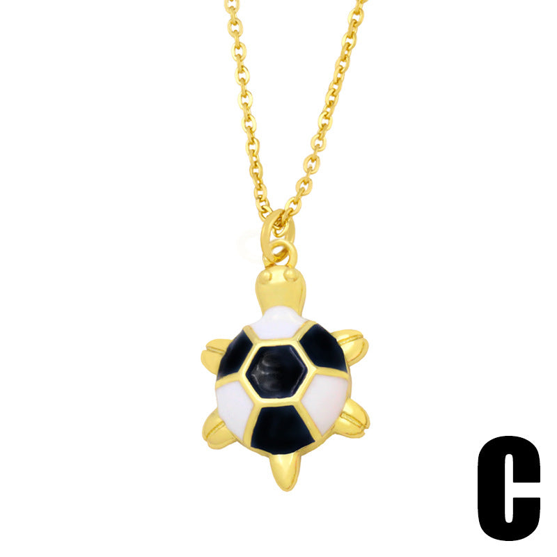 Wholesale Baby Turtle Copper Necklaces